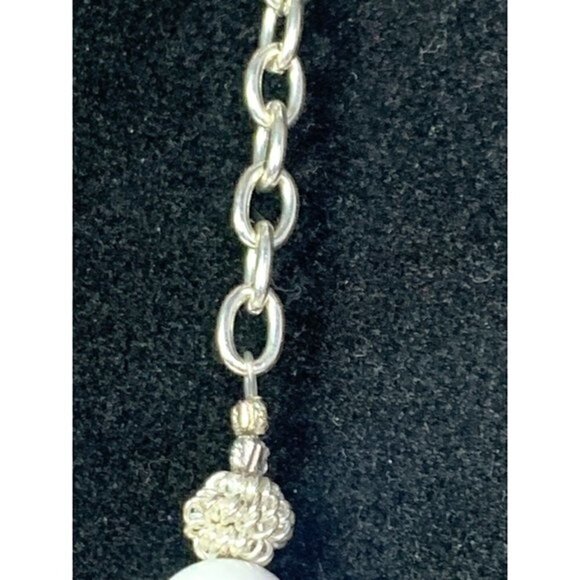 Vintage Ceramic and Glass Bead Necklace - Picture 6 of 8